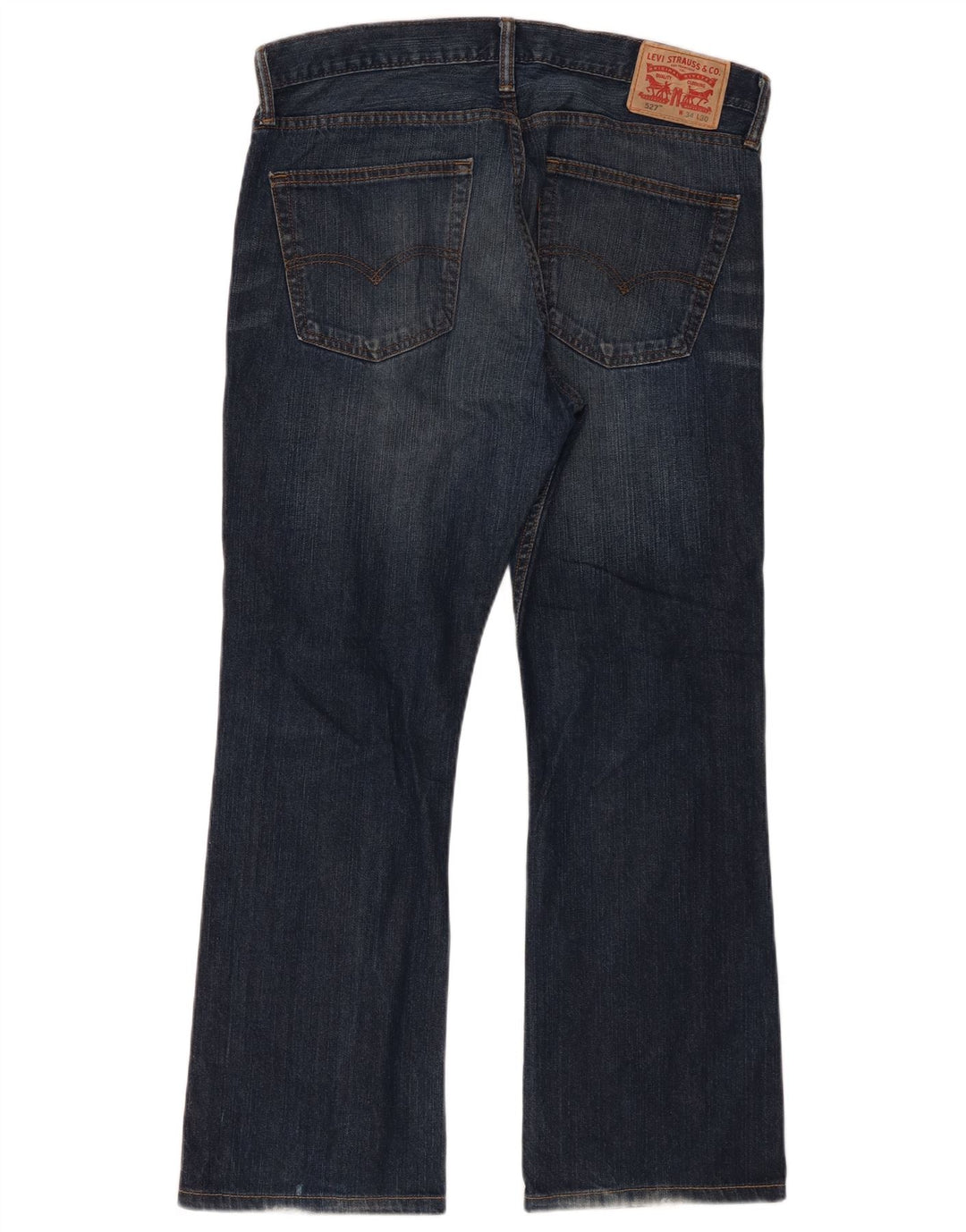 Мужские джинсы Levi's 527 Bootcut W34 L30 Темно-синие, хлопок