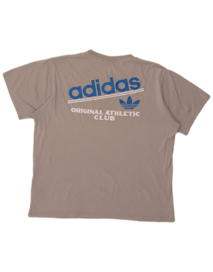 Мужская футболка Adidas Top XL Серый хлопок