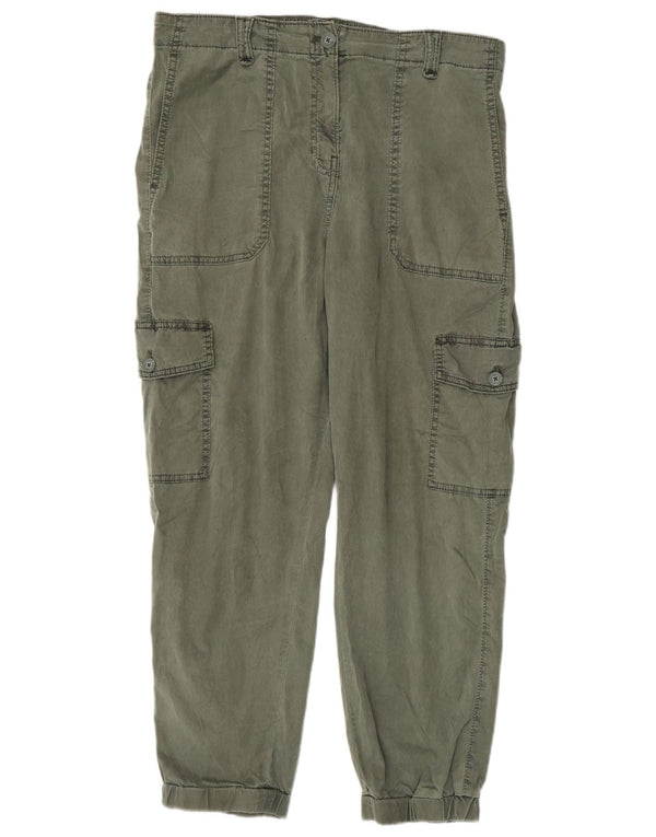 Женские брюки-карго Marks & Spencer для джоггеров UK 12 Medium W32 L26 Хаки