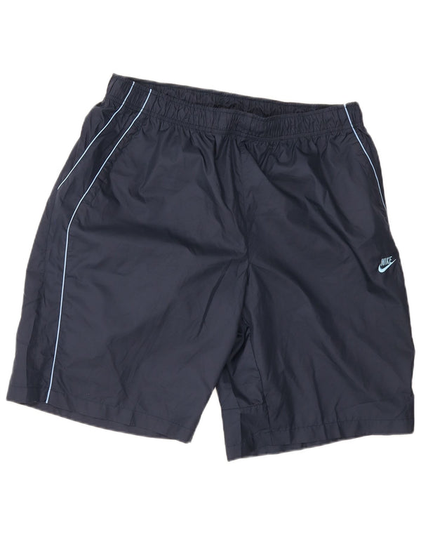 Мужские спортивные шорты Nike XL темно-синие из полиэстера