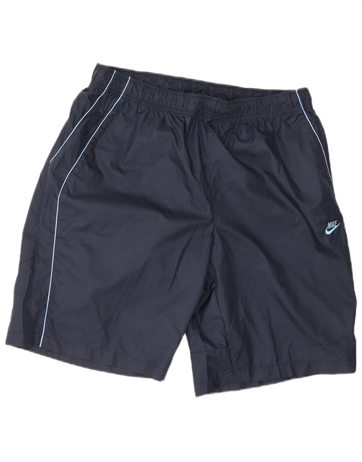 Мужские спортивные шорты Nike XL темно-синие из полиэстера