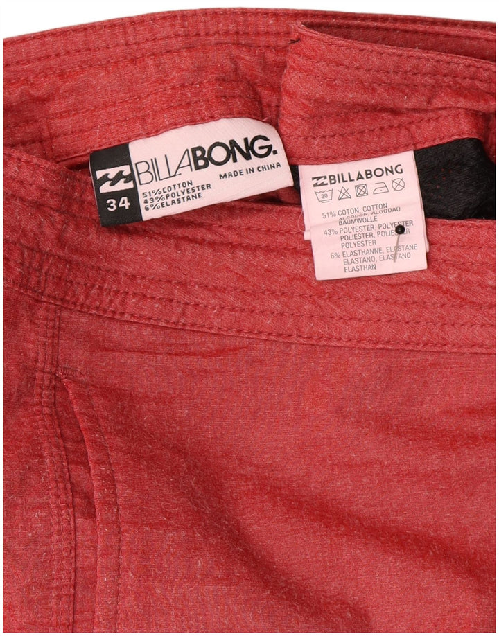 Мужские шорты для плавания Billabong, большие красные хлопковые крапинки