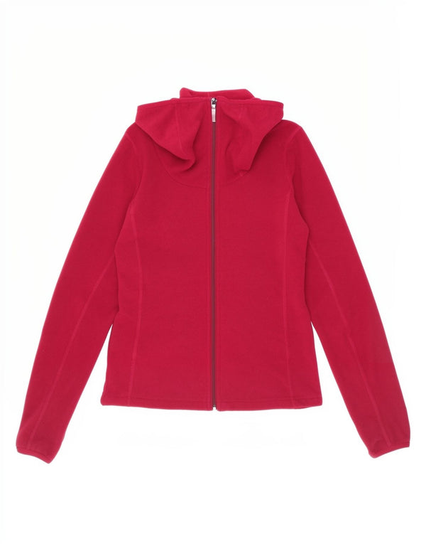 Женский флисовый свитер с капюшоном на молнии The North Face UK 6 XS бордовый спортивный
