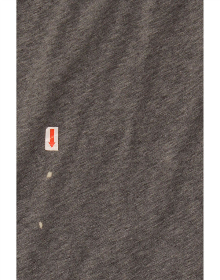 MOSCHINO Женская футболка с рисунком Top IT 42 Средне-серый хлопок в крапинку