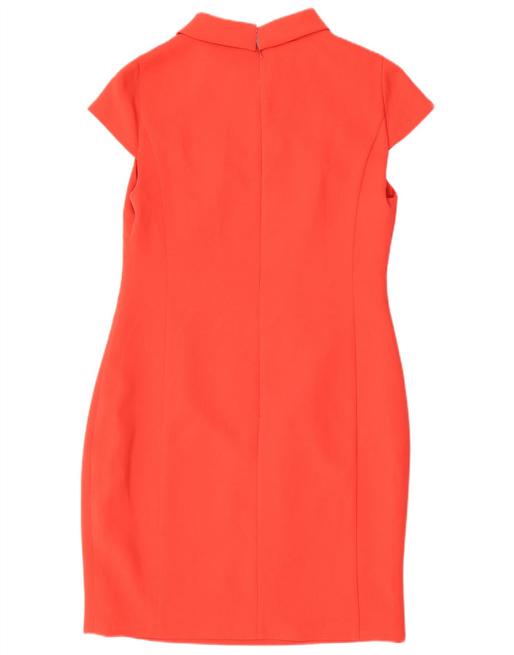 Женское платье-футляр Hobbs UK 14, большой розовый полиэстер