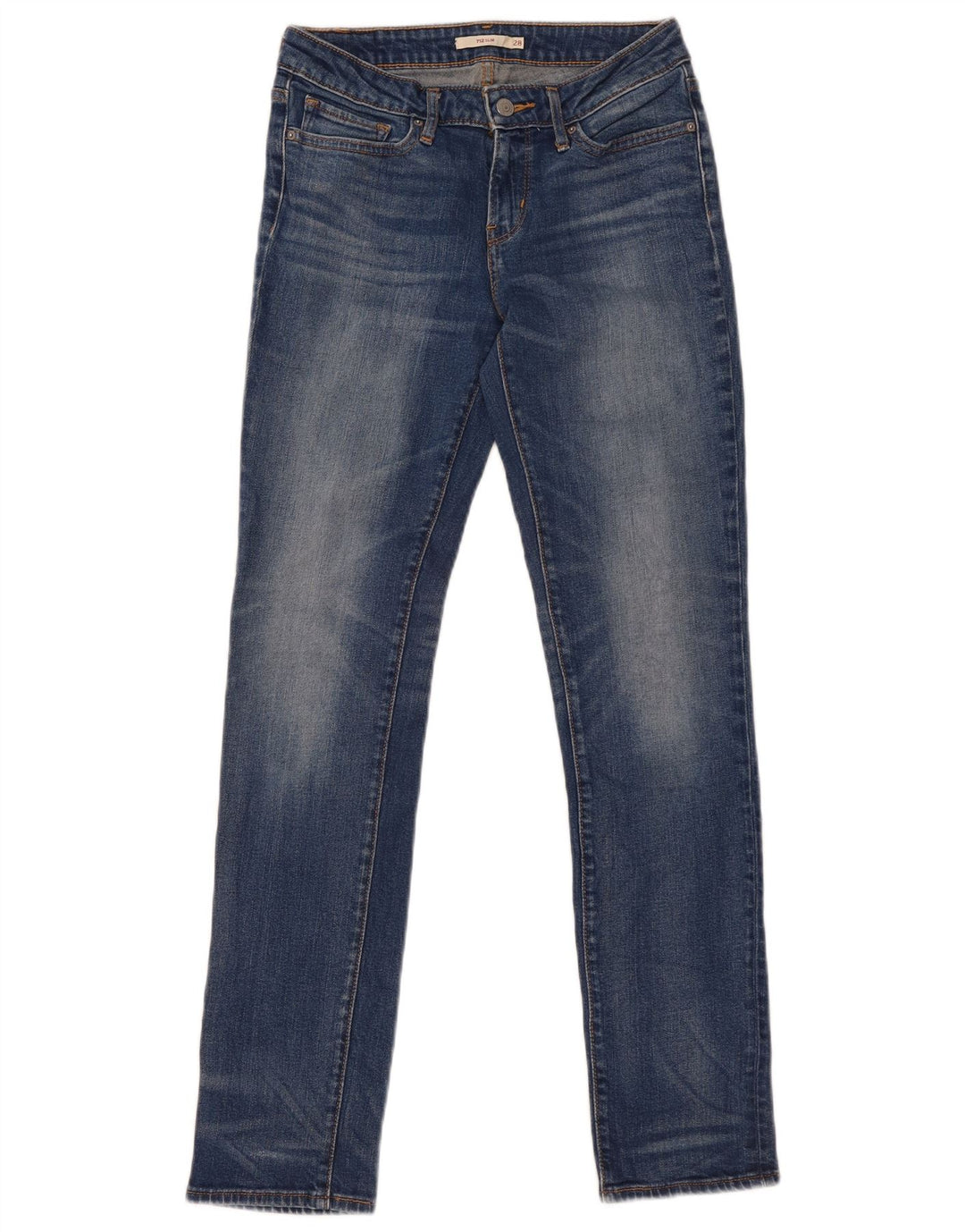 Женские джинсы Levi's Slim 712 W28 L31 синие