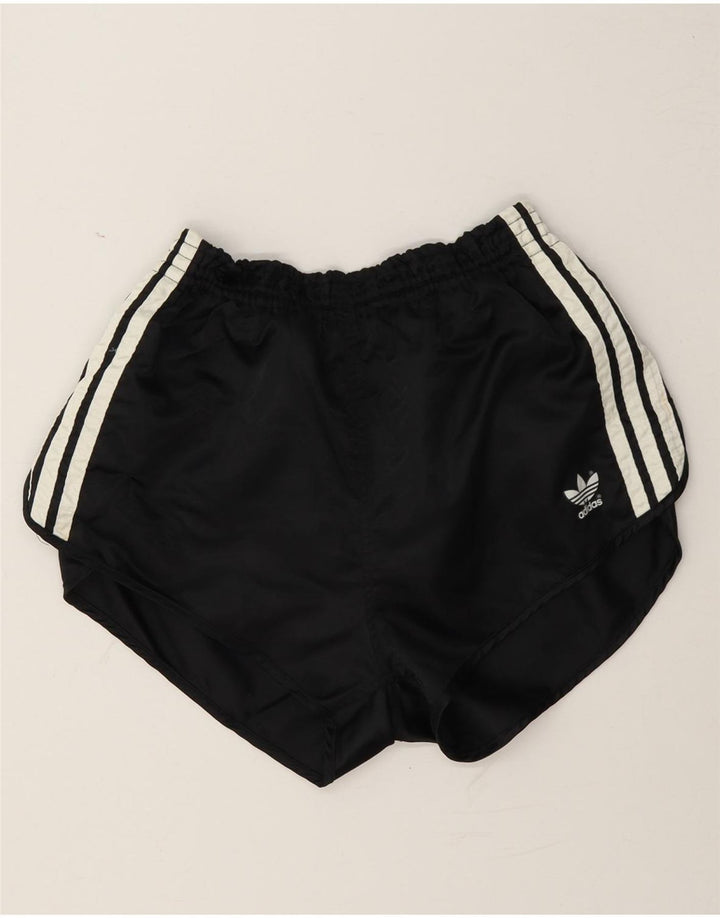 Женские спортивные шорты Adidas UK 14, большие черные из полиамида