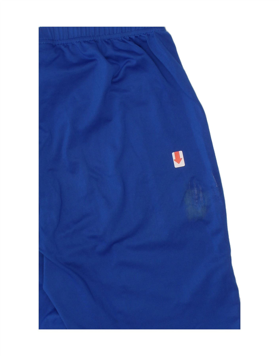 ASICS Boys Graphic Sport Shorts 12-13 Years Small Blue Polyester Vintage Asics and Second-Hand Asics from Messina Hembry 