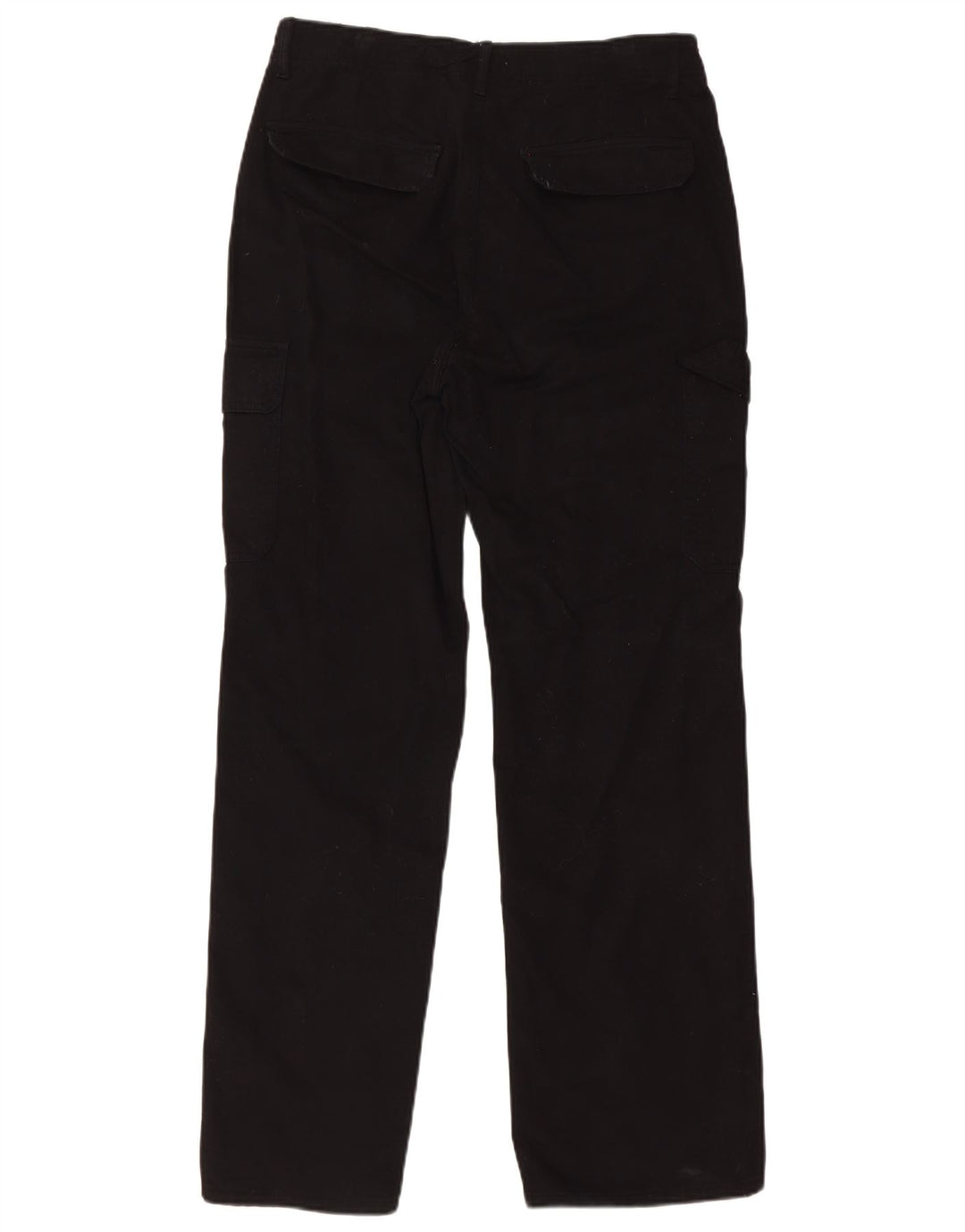 Женские прямые брюки карго Zara EU 40 Medium W30 L33, черный хлопок