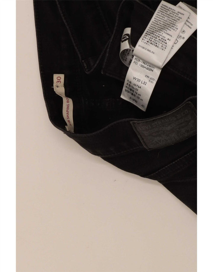 Женские джинсы Levi's 315 Bootcut W30 L32, черный хлопок
