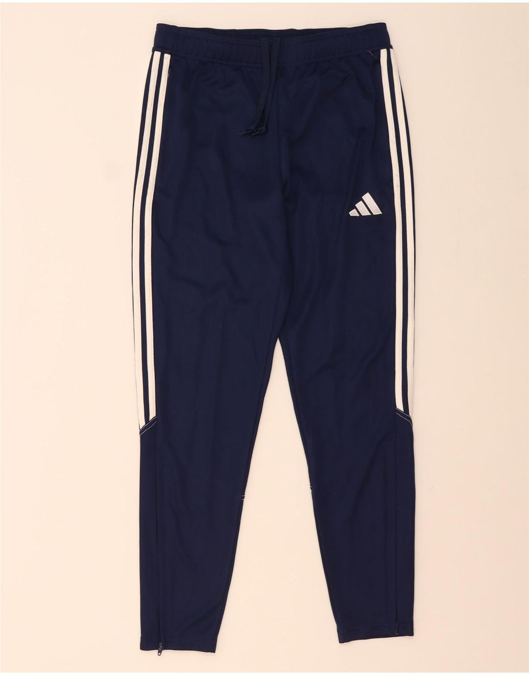 Мужские спортивные брюки Adidas Aeroready среднего размера, темно-синие, полиэстер