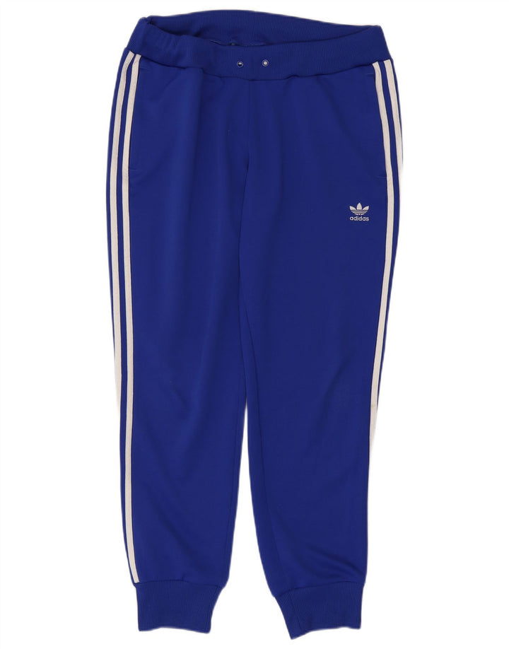 Женские спортивные брюки Adidas Joggers UK 16, большой синий полиэстер