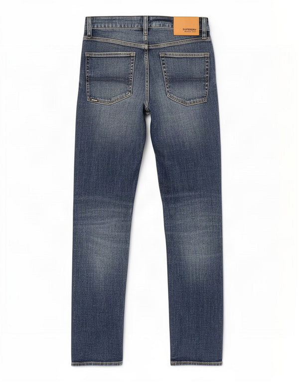 Мужские прямые джинсы Superdry W30 L32, синий хлопок