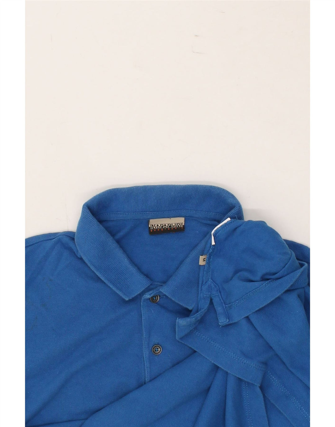 NAPAPIJRI Mens Polo Shirt Medium Blue Vintage Napapijri and Second-Hand Napapijri from Messina Hembry 