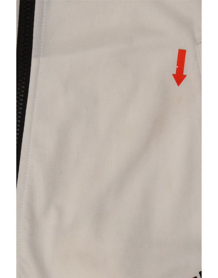 ADIDAS Mens Graphic Tracksuit Top Jacket Small Black Colourblock Polyester Vintage Adidas and Second-Hand Adidas from Messina Hembry 