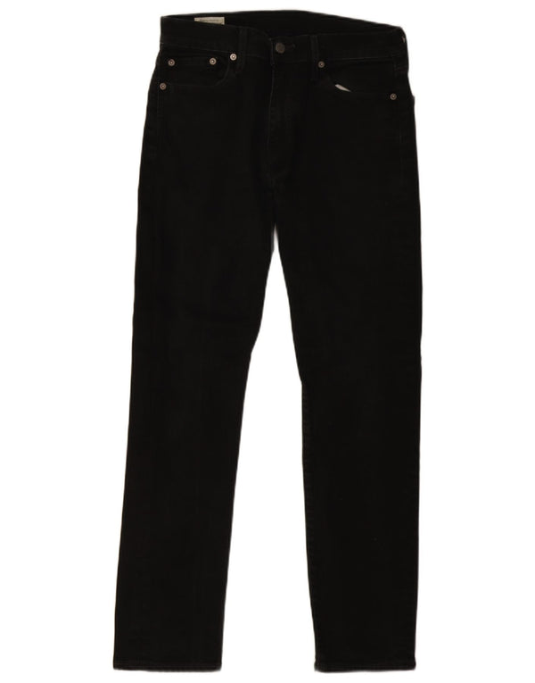 Мужские зауженные джинсы Levi's 502 W30 L32, черный хлопок