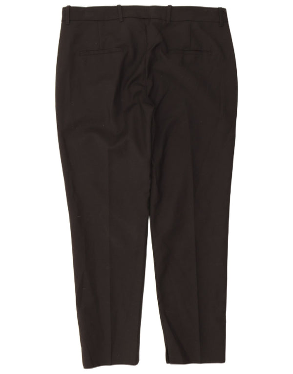 Женские узкие брюки чинос Zara, большие, черные, хлопковые, W30 L26