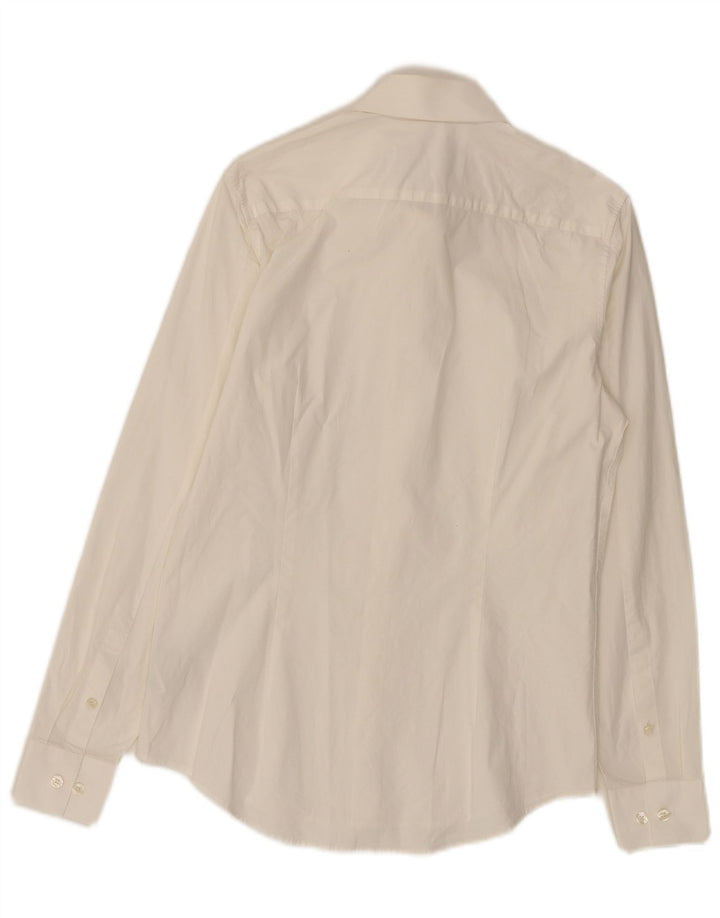 CALVIN KLEIN JEANS Мужская рубашка приталенного кроя, маленький белый хлопок