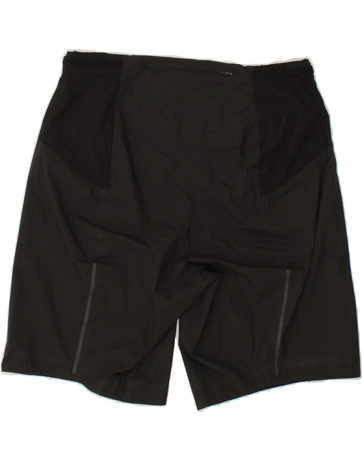 ADIDAS Womens Sport Shorts UK 14 Medium Black Vintage Adidas and Second-Hand Adidas from Messina Hembry 