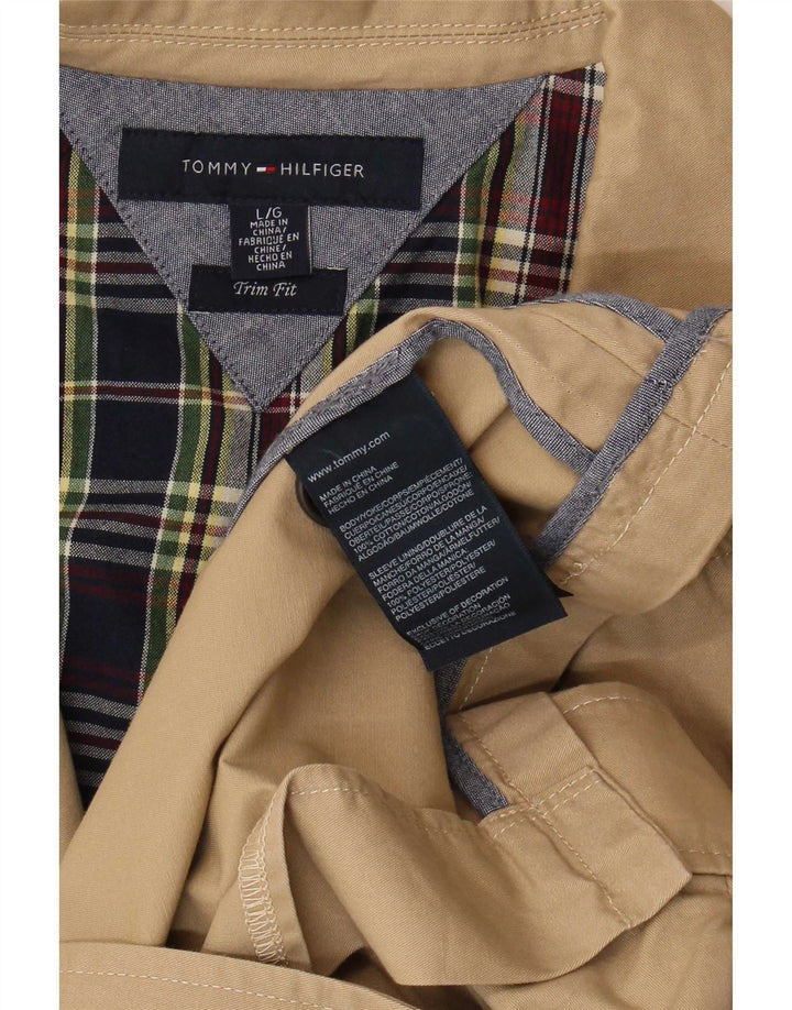 Мужской пиджак Tommy Hilfiger с отделкой на 2 пуговицах UK 40, большой бежевый