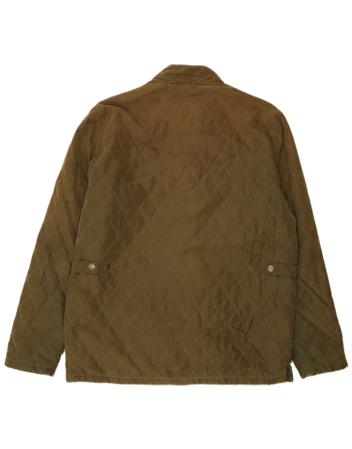 Мужская стеганая куртка Musto UK 40, большой цвет хаки, полиэстер с цветными блоками