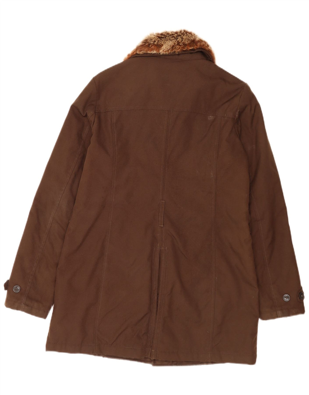 Женская стеганая куртка Woolrich UK 14, средний коричневый нейлон