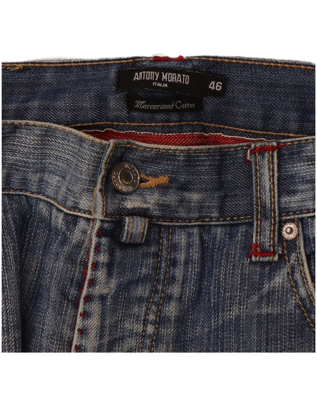 ANTONY MORATO Womens Denim Shorts IT 46 Large W34 Blue Cotton