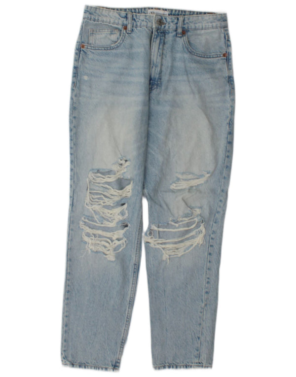Женские зауженные джинсы Zara EU 40 Medium W30 L27, синий хлопок