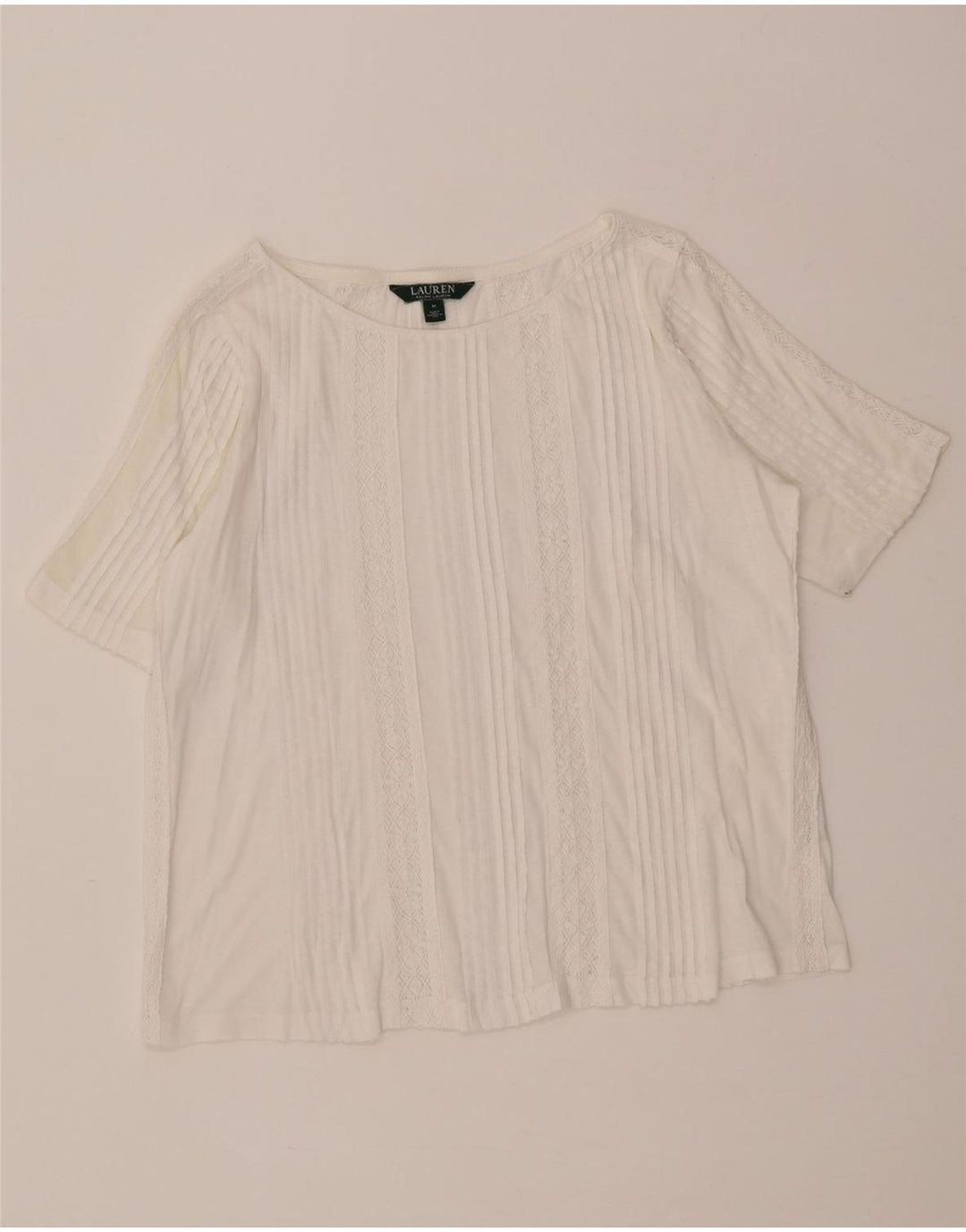 Женская блузка Ralph Lauren Top UK 14 Средний Белый