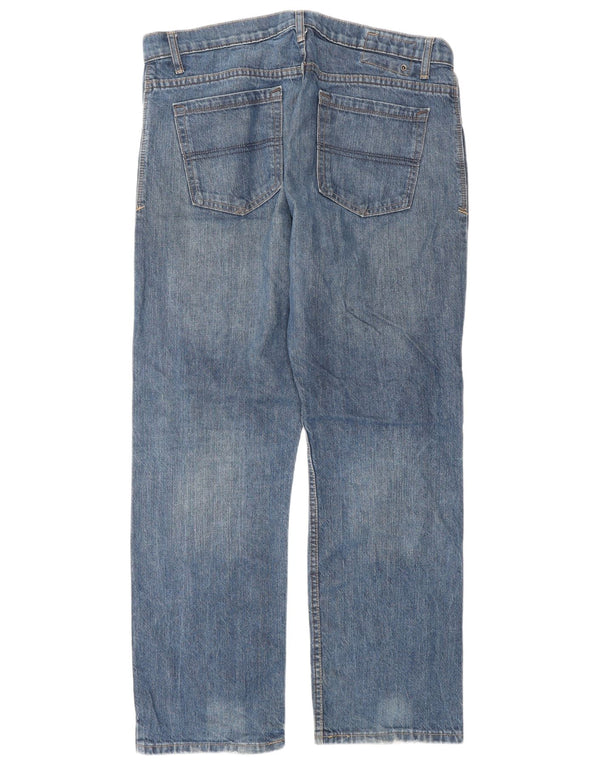 Мужские прямые джинсы Marks & Spencer Blue Harbour W34 L29 синие