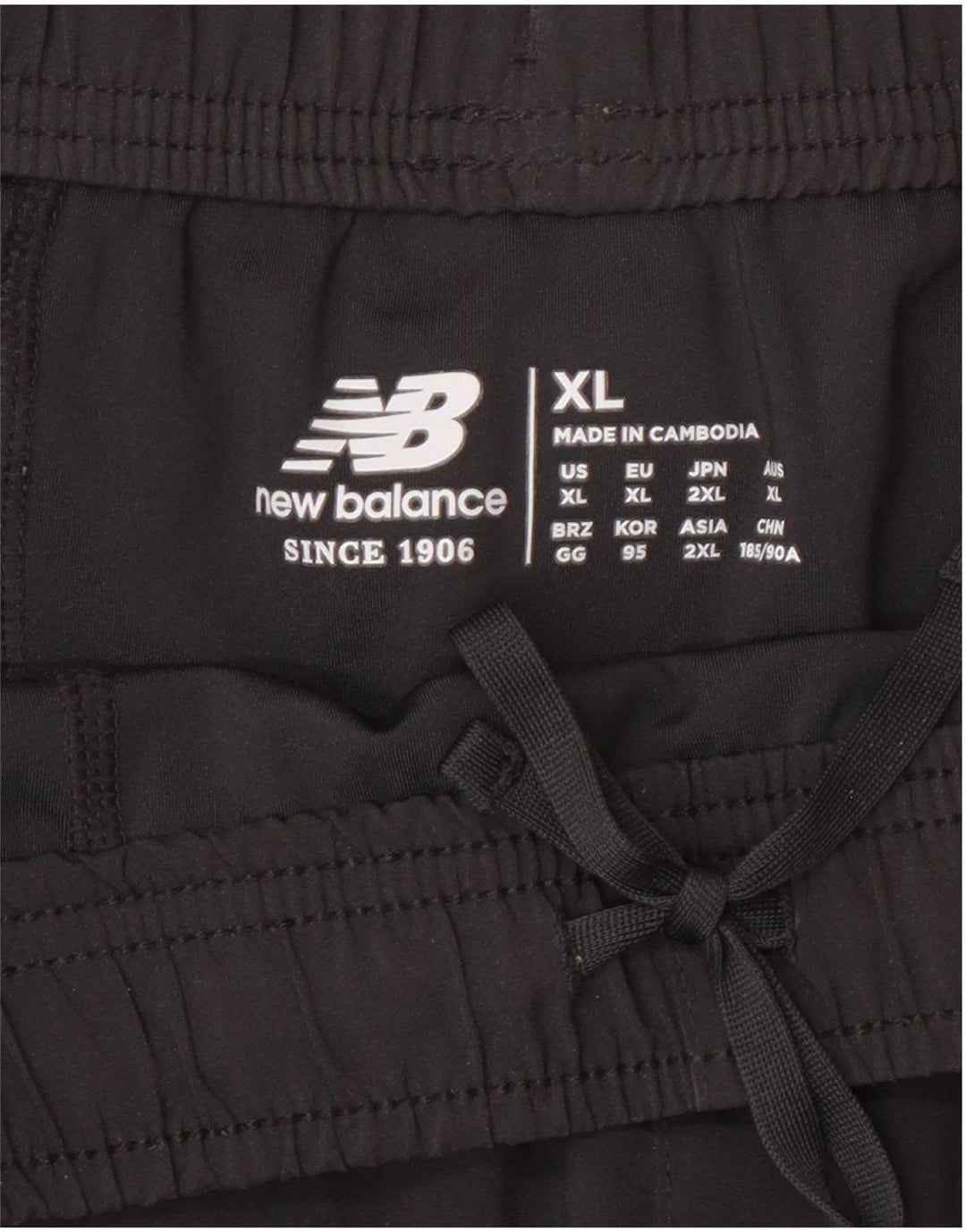 Мужские спортивные шорты New Balance Regular XL, черные