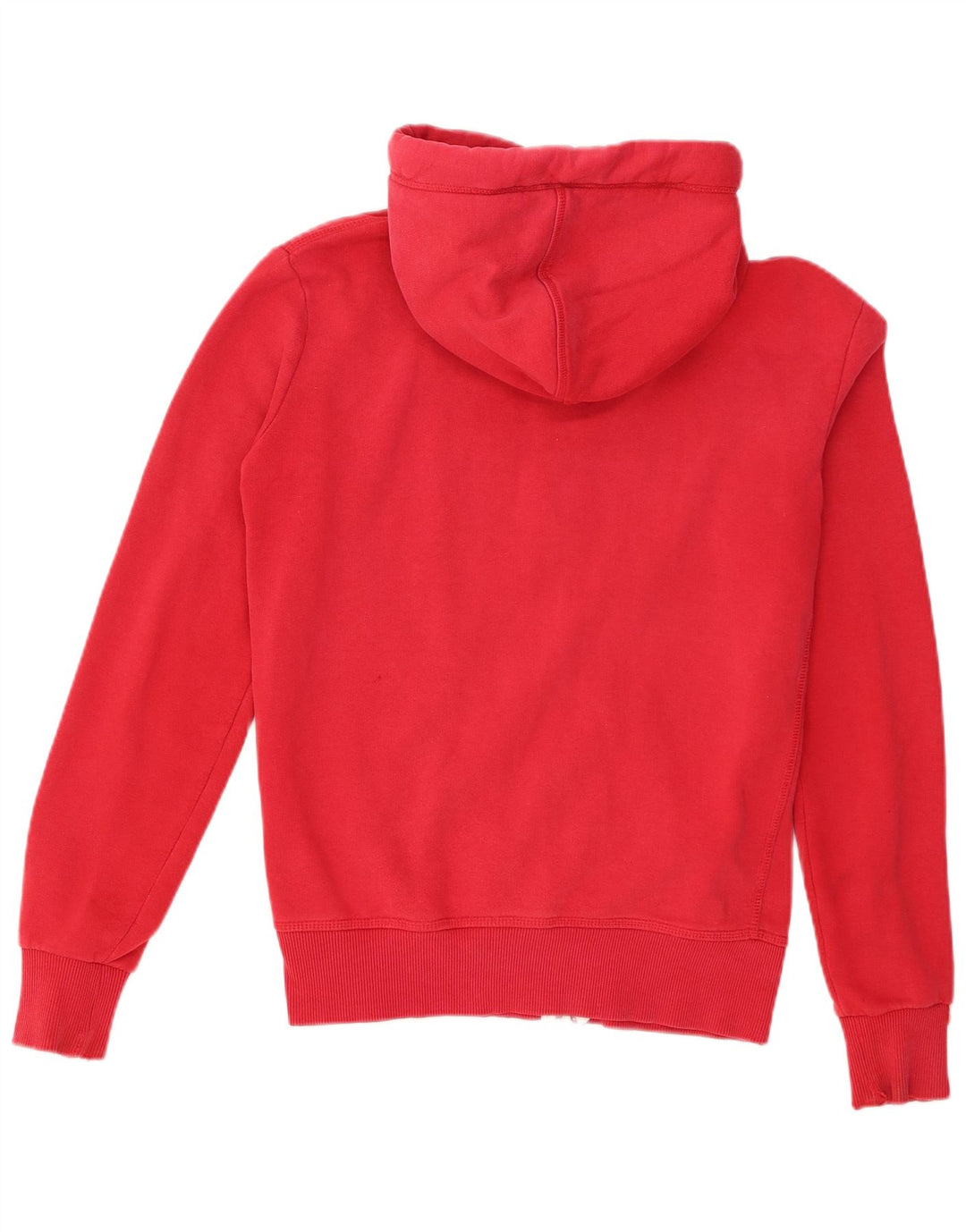 Мужской свитер с капюшоном на молнии Superdry, маленький красный, хлопковый