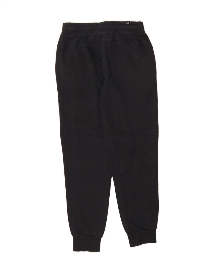 PUMA Mens Tracksuit Trousers Joggers Small  Black Cotton Vintage Puma and Second-Hand Puma from Messina Hembry 