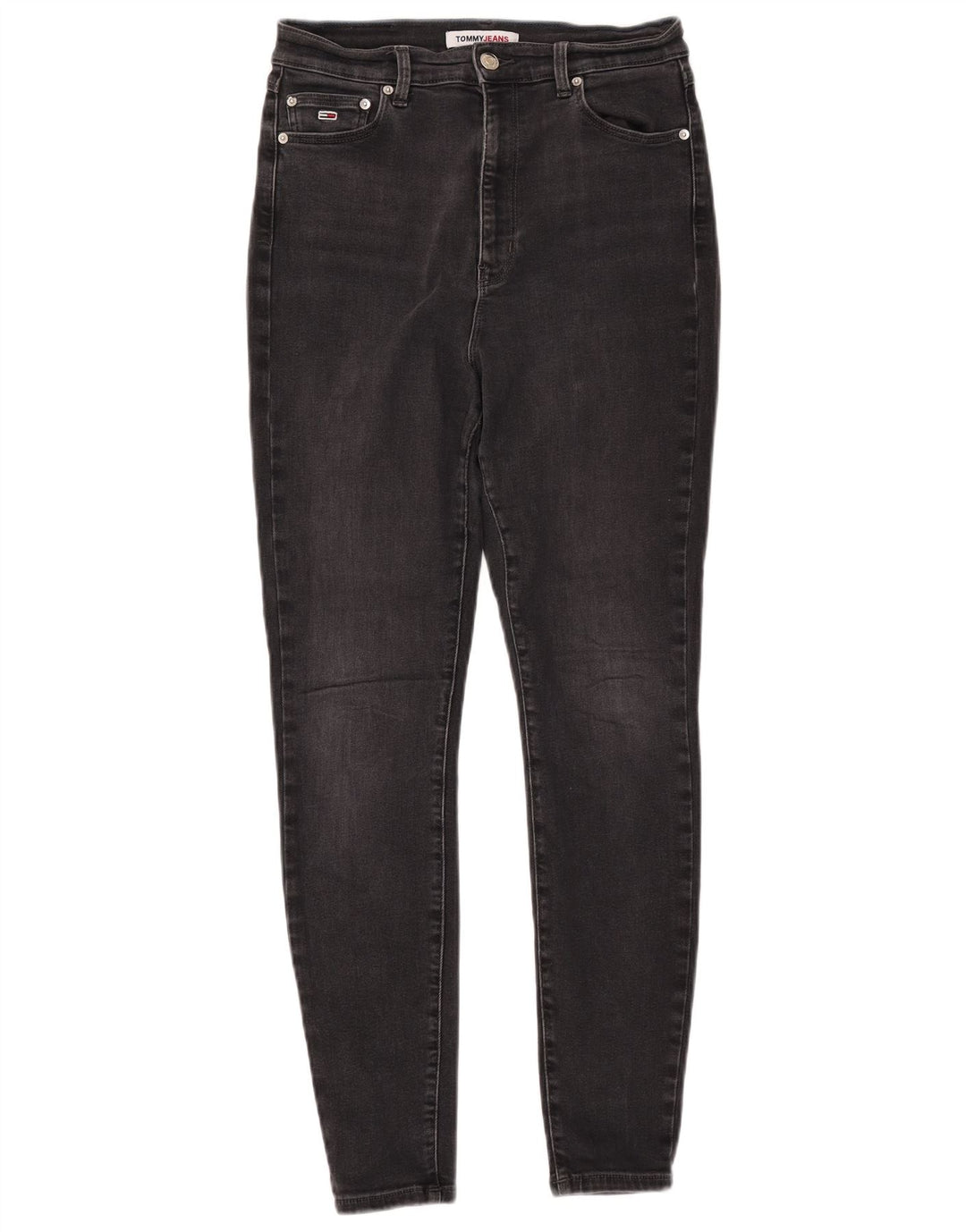 Женские джинсы суперскинни TOMMY HILFIGER Melany с высокой посадкой W30 L30 черные