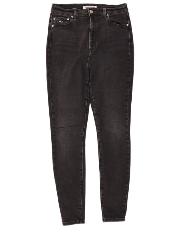 Женские джинсы суперскинни TOMMY HILFIGER Melany с высокой посадкой W30 L30 черные