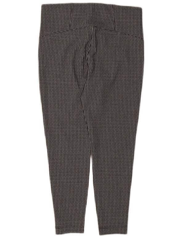Женские повседневные брюки Marks & Spencer UK 18 XL W36 L28 черные с узором «гусиные лапки»