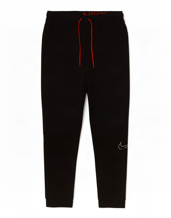 Мужские спортивные штаны Nike Dri Fit с графическим принтом, брюки для бега, маленький черный полиэстер
