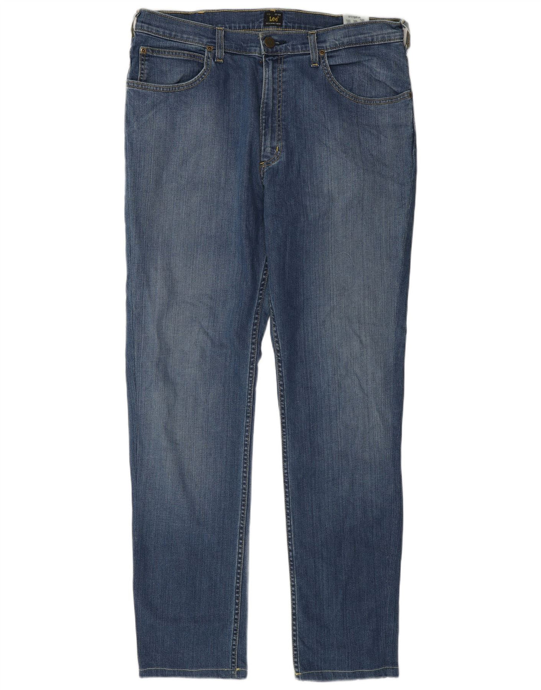 Мужские прямые джинсы Lee Brooklyn W36 L32, синий хлопок