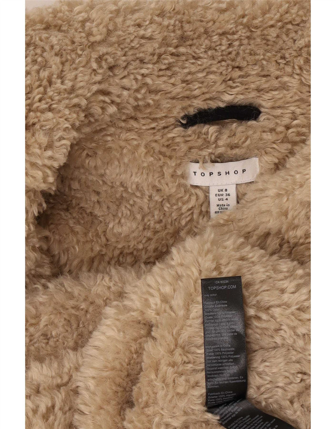 Женская вельветовая куртка оверсайз Topshop UK 8, маленькая черная с цветными блоками