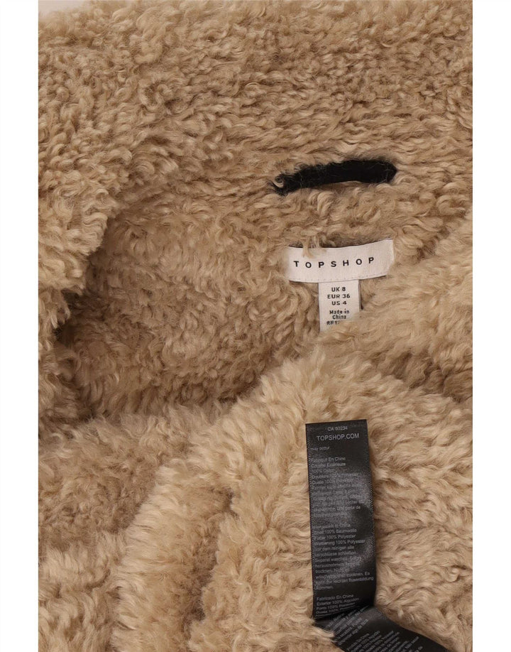 Женская вельветовая куртка оверсайз Topshop UK 8, маленькая черная с цветными блоками