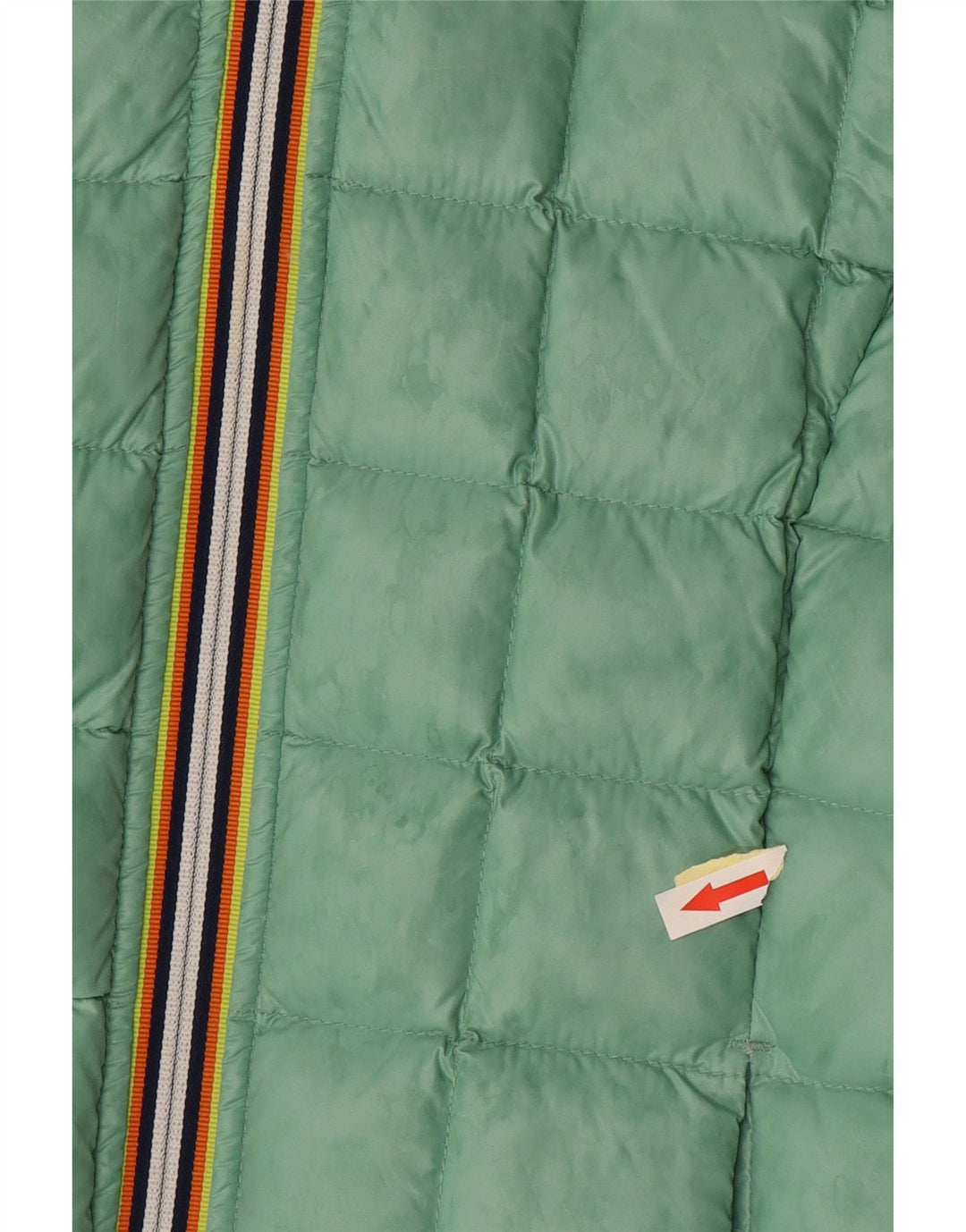 Двусторонняя утепленная куртка K-Way для девочек с капюшоном, скидка 11–12 лет, белый полиамид