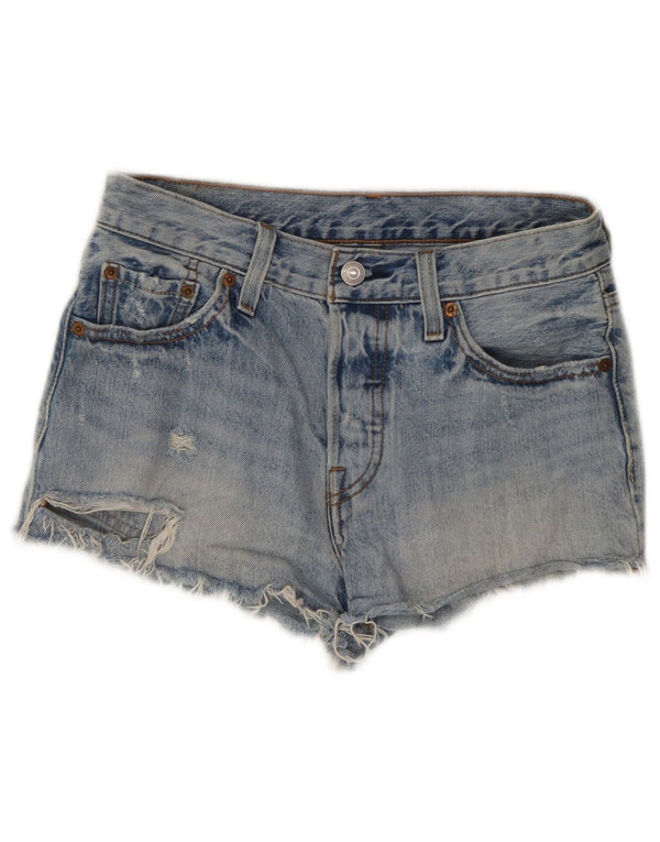 Женские джинсовые шорты Levi's 501 W25 XS, синие, хлопок