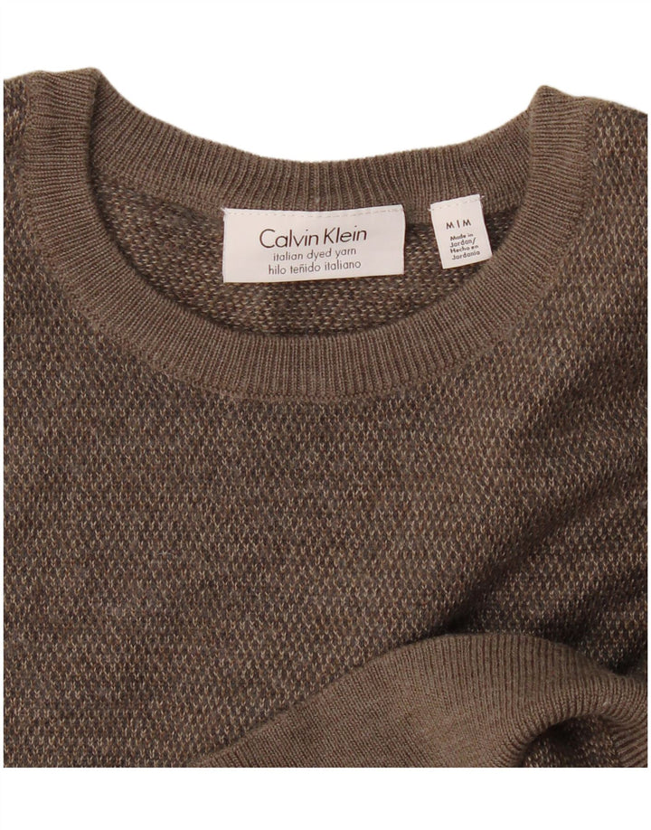 Мужской джемпер с круглым вырезом Calvin Klein, средний серый