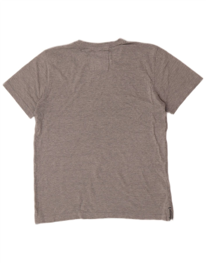 Crew Clothing Мужская футболка Top Small Серый хлопок
