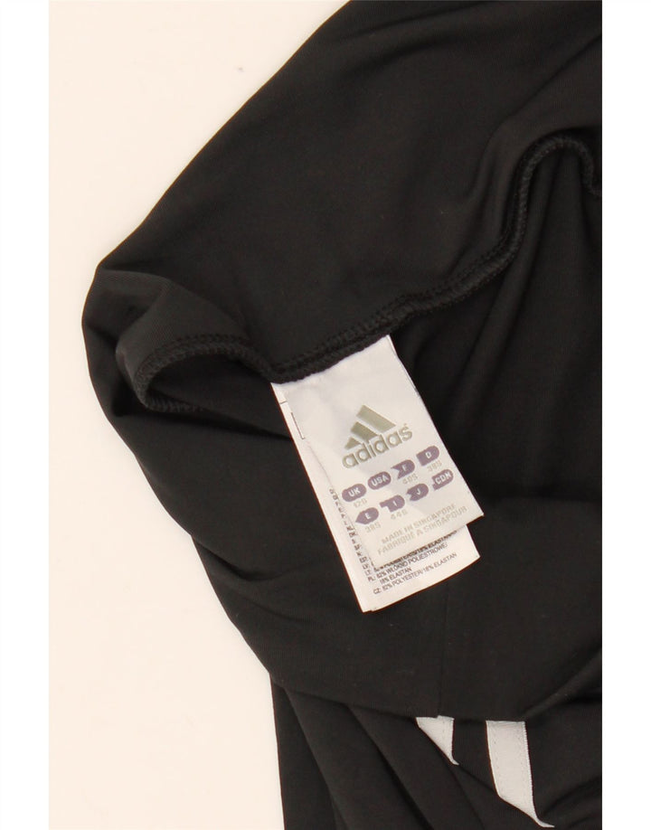 Женские спортивные брюки широкого кроя ADIDAS Climalite UK 12, средние, черные