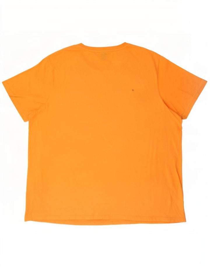 Мужская футболка Ellesse с рисунком 2XL оранжевого цвета, хлопок