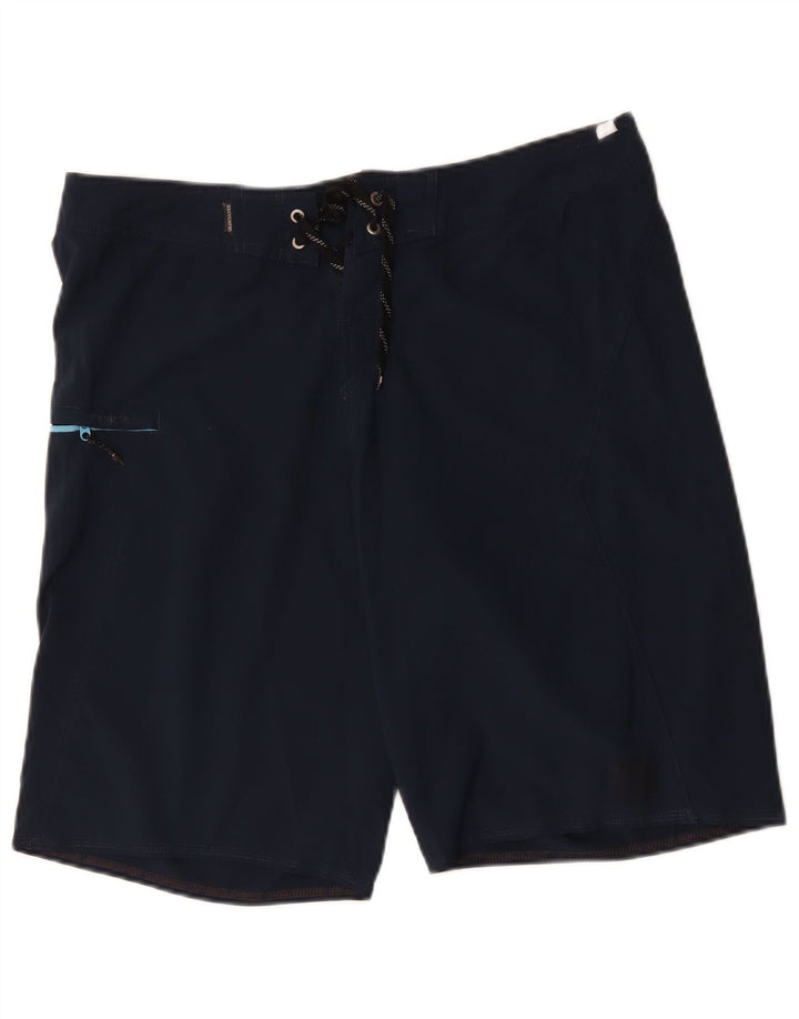 Мужские шорты для плавания Quiksilver, большие, темно-синие, полиэстер