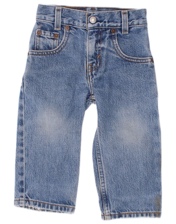 Прямые джинсы Levi's Baby Boys 550 18–24 месяцев W18 L12, синий хлопок