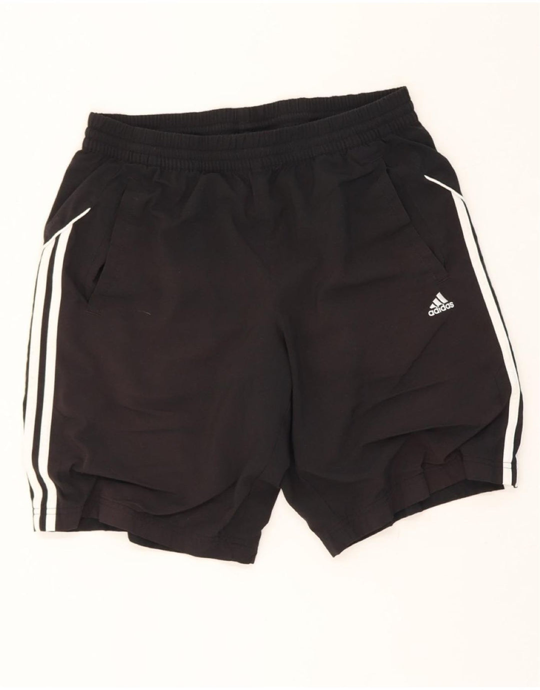 ADIDAS Mens Sport Shorts Medium  Black Polyester Vintage Adidas and Second-Hand Adidas from Messina Hembry 