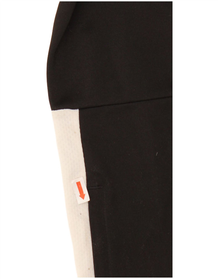 Спортивные брюки Puma для мальчиков 13-14 лет, черные, полиэстер с цветными блоками